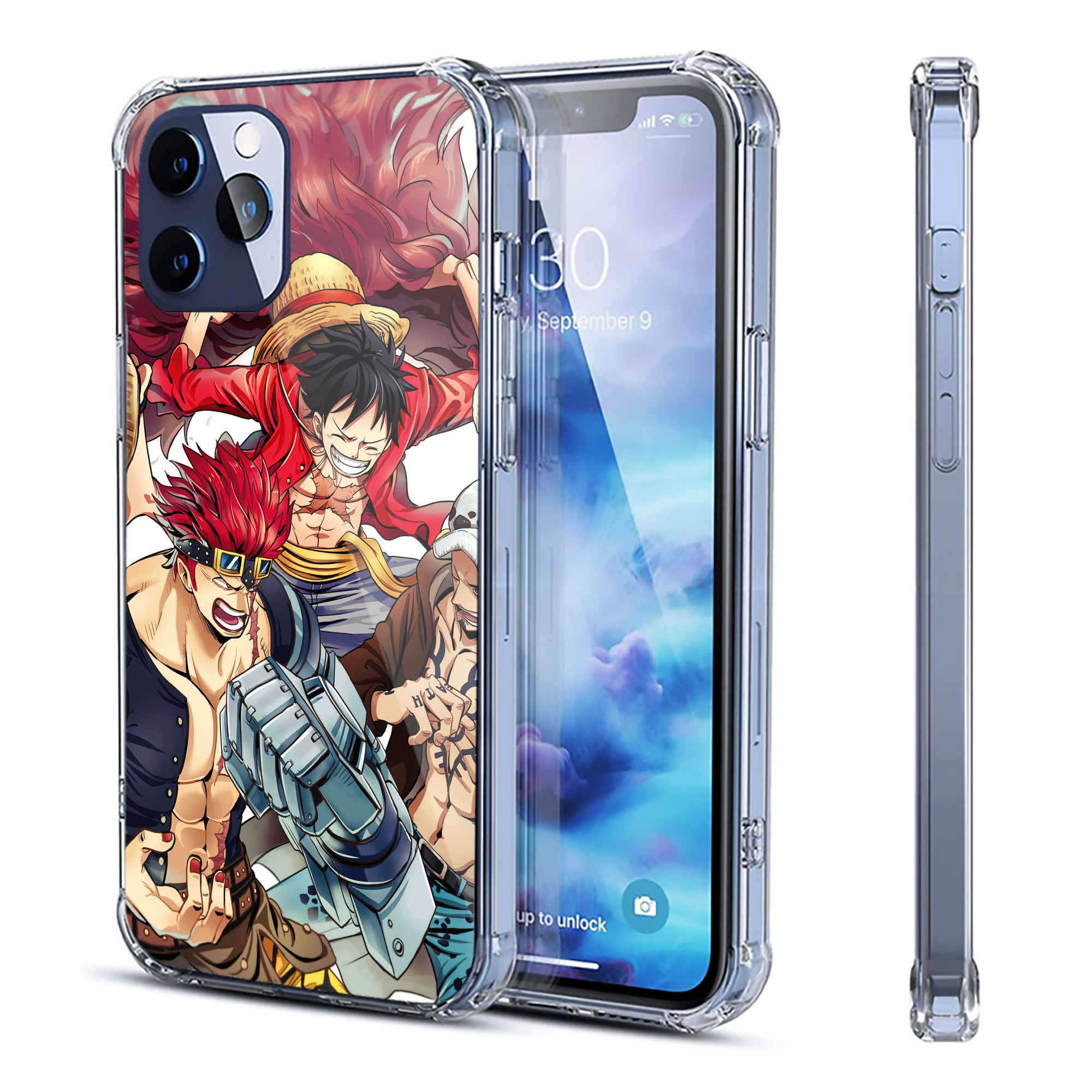 ワンピース ONE PIECE 【iPhone 12シリーズ対応】透明スマホケース（クリアソフトケース）